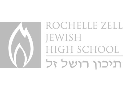 Rochelle Zell Jewish High School logo